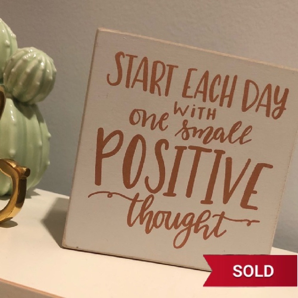 Classic Motivating “Positive Thought” Mini-Box